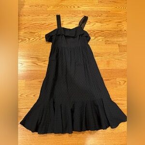 J. Crew Midi dress in cotton clip-dot- size 8